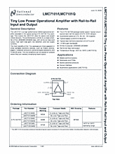 DataSheet LMC7101 pdf